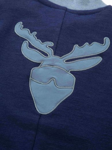 Bilde av WoolLand Bergen overall baby Blue ink